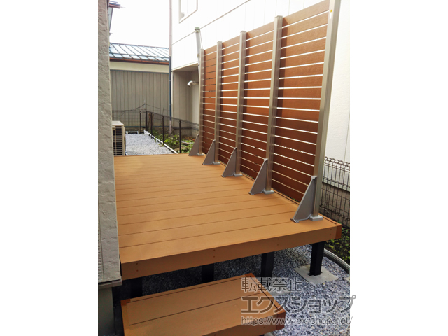 青森県八戸市ののウッドデッキ リウッドデッキ 200 施工例