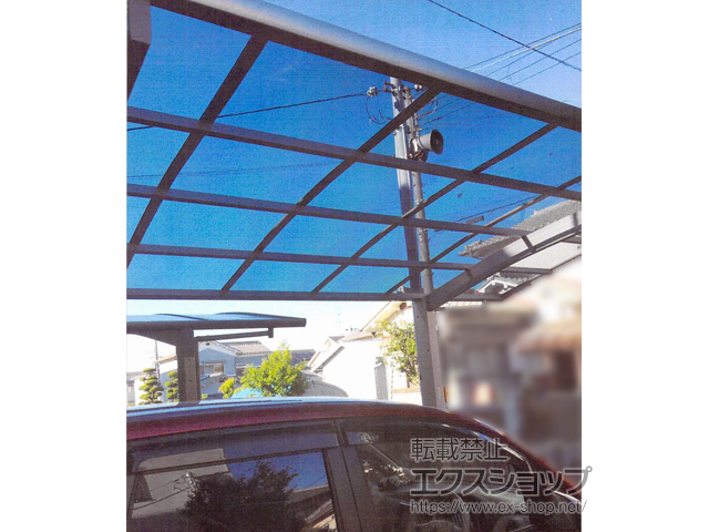 奈良県香芝市ののカーポート プレシオスポート 積雪〜20cm対応 施工例