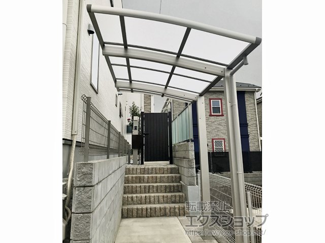 東京都目黒区ののサイクルポート・駐輪場 レイナポートグランミニ 積雪〜20cm対応 施工例