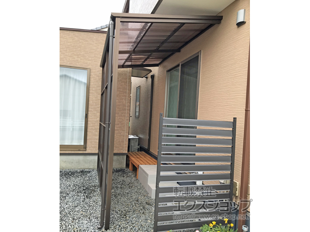 岡山県岡山市ののストックヤード ストックヤードII オープンタイプ 積雪〜20cm対応 施工例