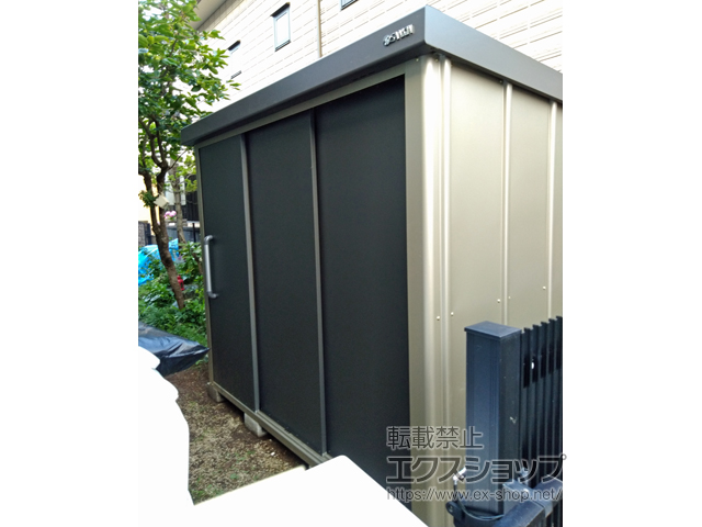 埼玉県春日部市のの物置・屋外倉庫 エスケーエイト SK8-100 一般型 2200×1600×1940 SK8-100-GK 施工例