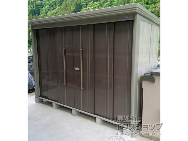 岐阜県中津川市のの物置・屋外倉庫 Mr.ストックマンダンディ 一般型 結露減少型 2900×1590×2110（ND-Z2915） ND-Z2915-B 施工例