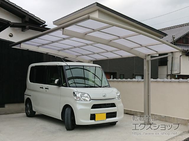 愛媛県大洲市ののカーポート プレシオスポート 積雪〜20cm対応 施工例