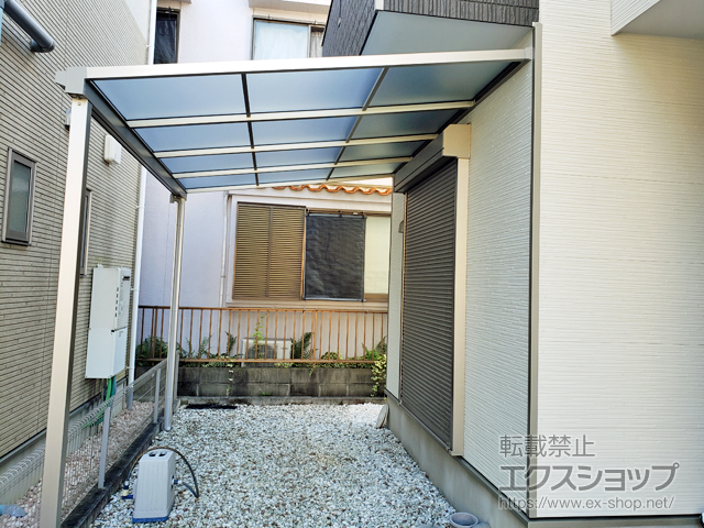 愛知県海部郡大治町ののテラス屋根 ソラリア F型 テラスタイプ 単体 積雪〜20cm対応 施工例