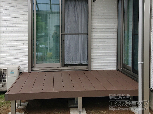 福岡県北九州市ののウッドデッキ マージウッドデッキ 施工例