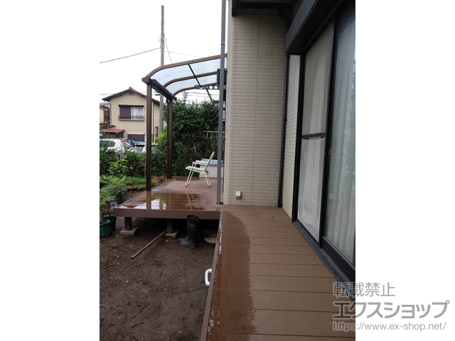 神奈川県相模原市ののウッドデッキ リウッドデッキ 200 施工例