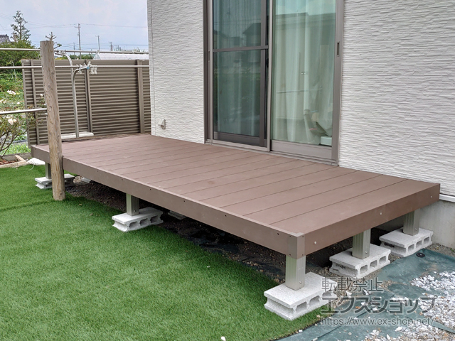 静岡県島田市ののウッドデッキ マージウッドデッキ 施工例