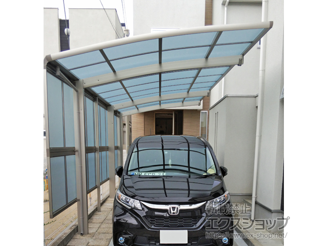 兵庫県明石市ののカーポート レイナポートグラン 延長　積雪〜20cm対応 施工例