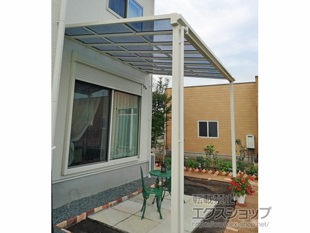 熊本県阿蘇郡西原村ののテラス屋根 ソラリア F型 テラスタイプ 単体 積雪〜20cm対応 施工例