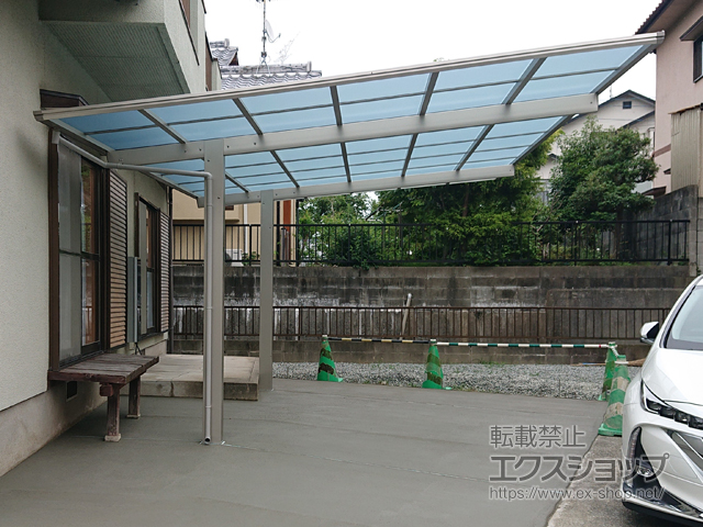 福岡県古賀市ののカーポート エフルージュ プラス　積雪〜20cm対応 施工例