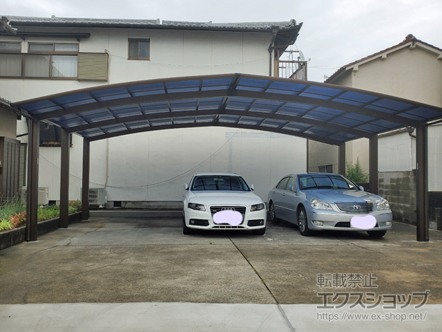 兵庫県姫路市ののカーポート レイナトリプルポートグラン　積雪〜20cm対応 施工例
