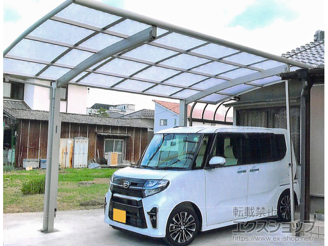 兵庫県赤穂市ののカーポート プレシオスポート 積雪〜20cm対応 施工例