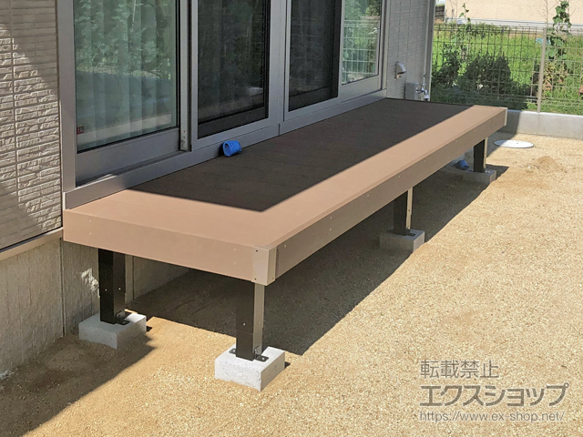 大分県大分市ののウッドデッキ リウッドデッキ 200 施工例