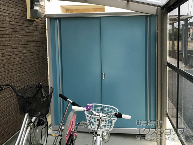 兵庫県たつの市のの物置・屋外倉庫 シンプリー 一般型 1740×755×1903（MJX-177E-P） MJX-177E-P-AB 施工例