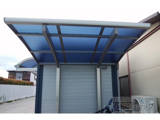 埼玉県ふじみ野市ののサイクルポート・駐輪場 レイナポートグランミニ 積雪〜20cm対応 施工例