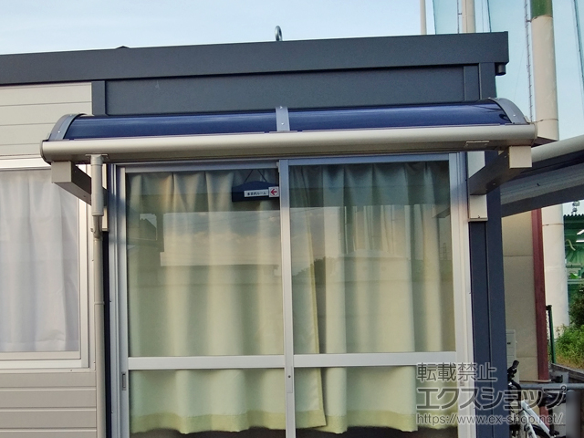 埼玉県ふじみ野市ののバルコニー・ベランダ屋根 ソラリア R型 ルーフタイプ 単体 積雪〜20cm対応 施工例