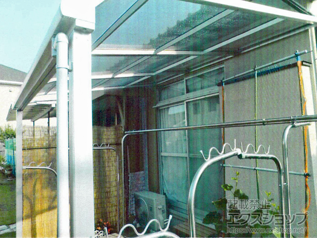 鹿児島県霧島市ののテラス屋根 スピーネ R型 テラスタイプ 単体 積雪〜20cm対応 施工例