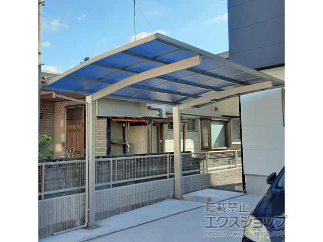熊本県熊本市ののカーポート プレシオスポート 積雪〜20cm対応 施工例