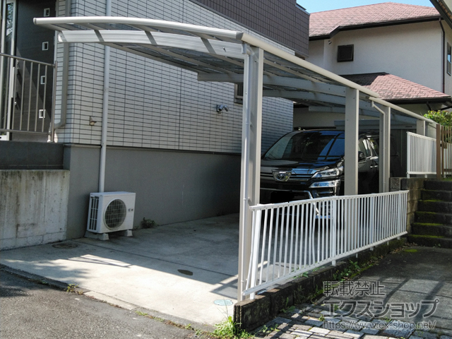 静岡県三島市ののカーポート プレシオスポート 積雪〜20cm対応 施工例