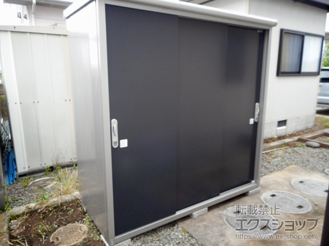 群馬県安中市のの物置・屋外倉庫 エスモ 一般型 1950×900×1959（ESE-1909A） ESE-1909A-SM 施工例