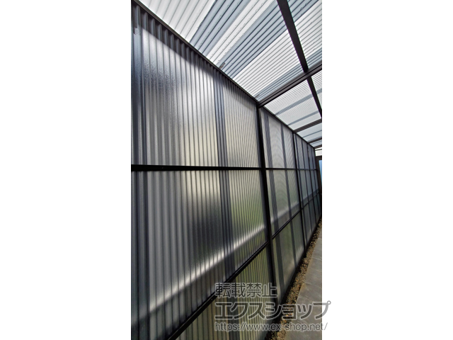 茨城県つくば市ののストックヤード ストックヤードII 両側ドア付きタイプ 積雪〜20ｃｍ対応 施工例