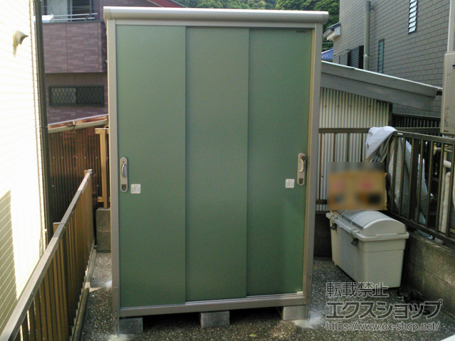 神奈川県横須賀市のの物置・屋外倉庫 エスモ 一般型 1350×900×1959（ESE-1309A） ESE-1309A-EG 施工例