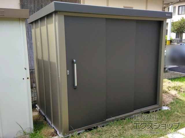 山口県下関市のの物置・屋外倉庫 エスケーエイト SK8-100 一般型 2200×1600×1940 SK8-100-GK 施工例