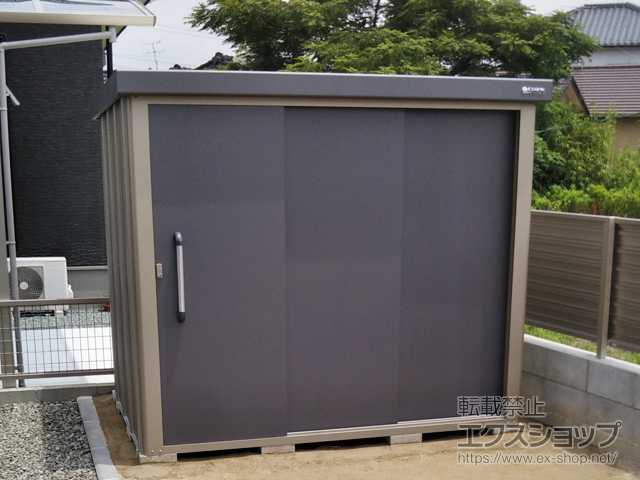 熊本県八代市のの物置・屋外倉庫 エスケーエイト SK8-100 一般型 2200×1600×1940 SK8-100-GK 施工例