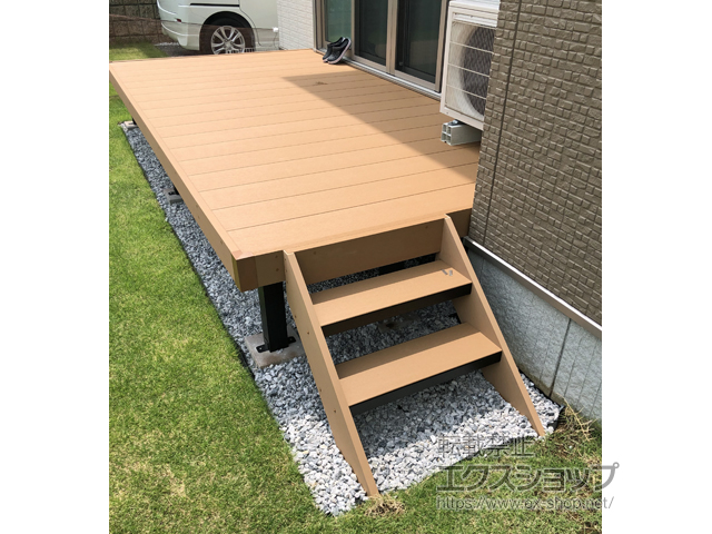 東京都八王子市ののウッドデッキ リウッドデッキ 200 施工例