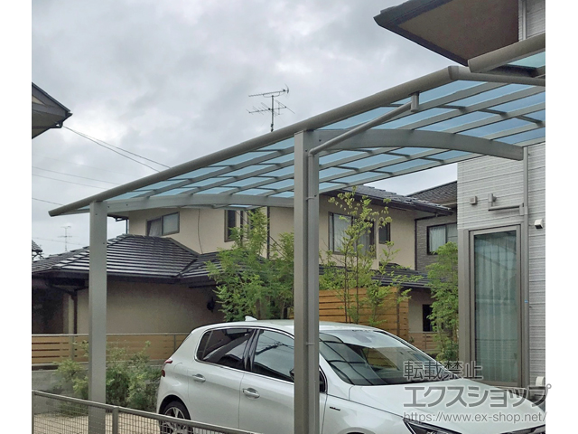 岡山県岡山市ののカーポート レイナポートグラン　積雪〜20cm対応 施工例