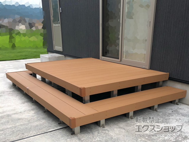 新潟県妙高市ののウッドデッキ リウッドデッキ 200 施工例