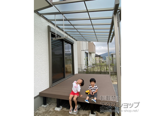 福岡県福岡市ののウッドデッキ リウッドデッキ 200 施工例