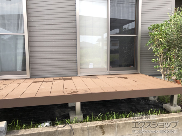 岐阜県瑞穂市ののウッドデッキ マージウッドデッキ 施工例