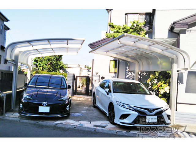 神奈川県綾瀬市ののカーポート プレシオスポート アルファ 積雪〜20cm対応 施工例