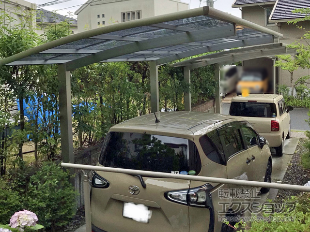 広島県広島市ののカーポート レイナポートグラン　積雪〜20cm対応 施工例