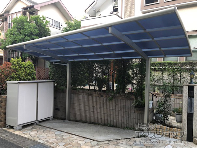 千葉県鎌ケ谷市ののカーポート レイナポートグラン　積雪〜20cm対応 施工例