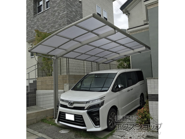 兵庫県神戸市ののカーポート プレシオスポート 積雪〜20cm対応 施工例