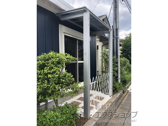 埼玉県飯能市ののサイクルポート・駐輪場 フーゴFミニ (フラットスタイル) 積雪〜20cm対応 施工例