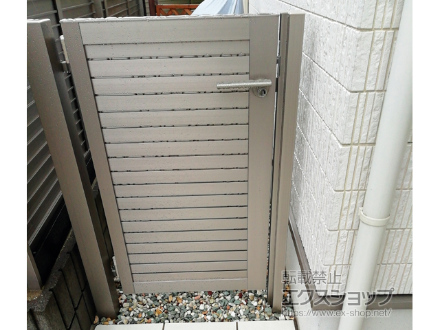 広島県東広島市のの門扉 開き門扉AB YM2型 片開き 施工例