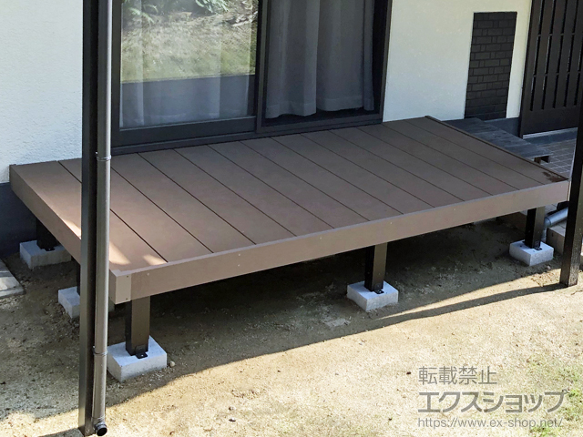 大分県別府市ののウッドデッキ リウッドデッキ 200 施工例