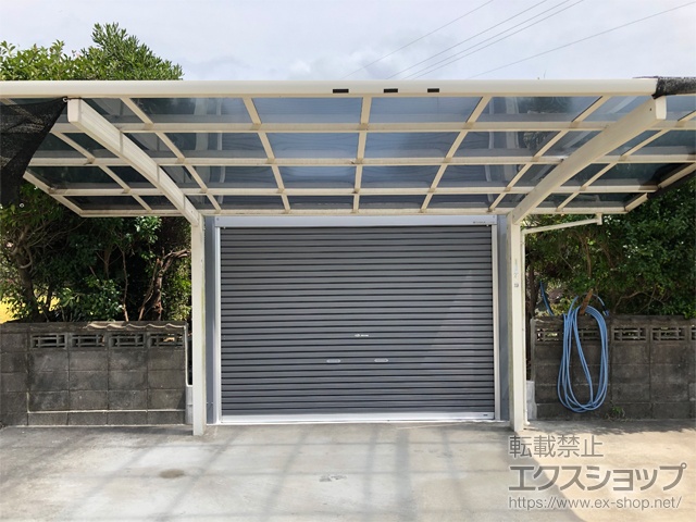 福岡県行橋市のの倉庫・ガレージ ガレーディア 一般型 3130×6275×2360 スタンダード GRN-3162S 施工例