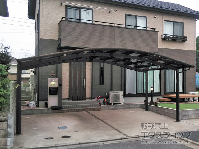 千葉県四街道市ののカーポート レイナツインポートグラン　積雪〜20cm対応 施工例