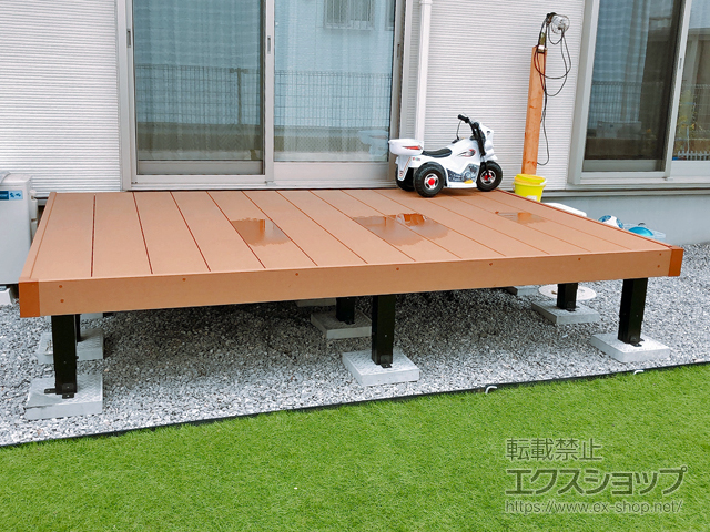 群馬県前橋市ののウッドデッキ リウッドデッキ 200 施工例