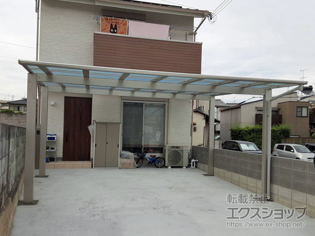 京都府京都市ののカーポート エフルージュ ツイン FIRST 積雪〜20cm対応 施工例