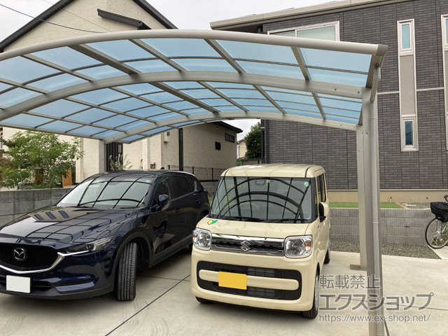 大阪府河内長野市ののカーポート レイナツインポートグラン　積雪〜20cm対応 施工例