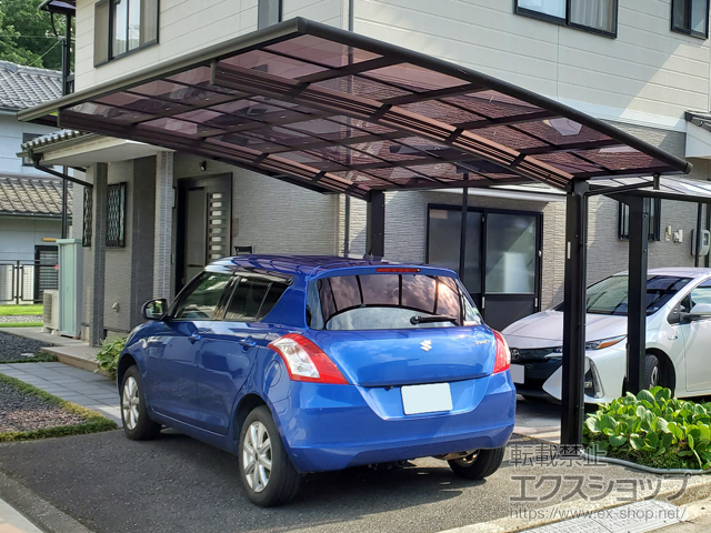 広島県安芸高田市ののカーポート レイナポートグラン　積雪〜20cm対応 施工例