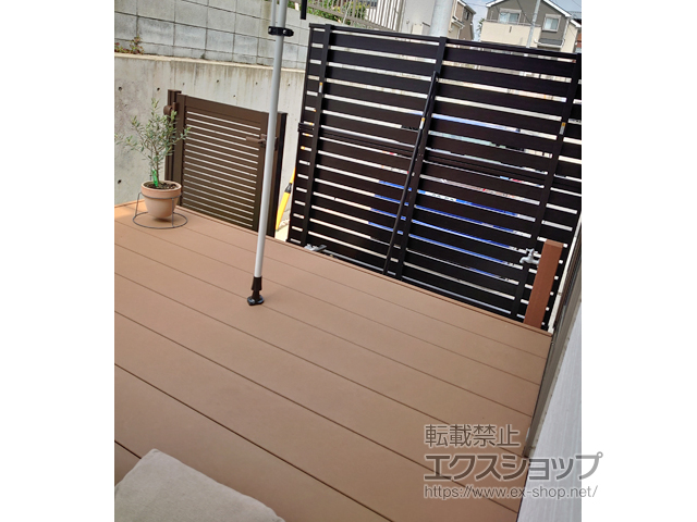 千葉県我孫子市ののウッドデッキ リウッドデッキ 200 施工例