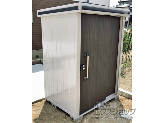 福島県福島市のの物置・屋外倉庫 エルモ 一般型 1520×1170×2121 LMD-1511-DW 施工例