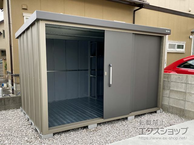 徳島県阿南市のの物置・屋外倉庫 エスケーエイト SK8-180 一般型 3000×2000×1940 SK8-180-GK 施工例