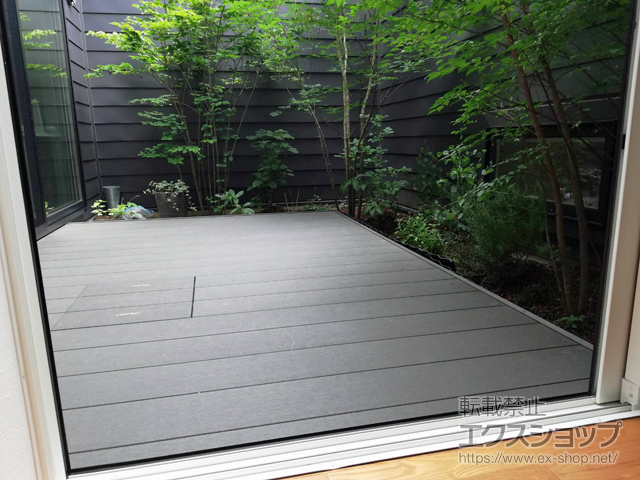 富山県高岡市ののウッドデッキ リウッドデッキ 200 施工例